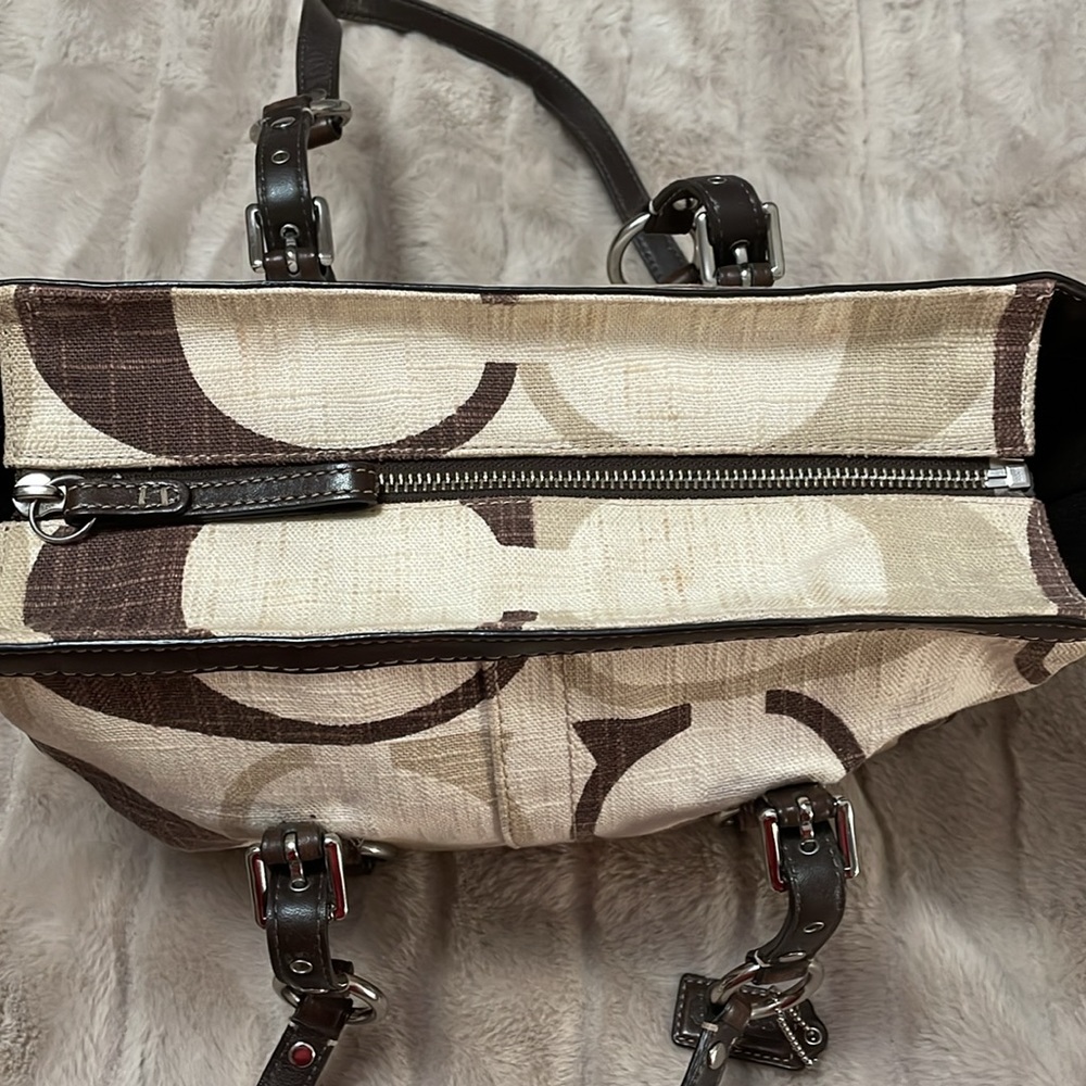Coach gallery canvas tote bag B24 - Picture 8 of 15